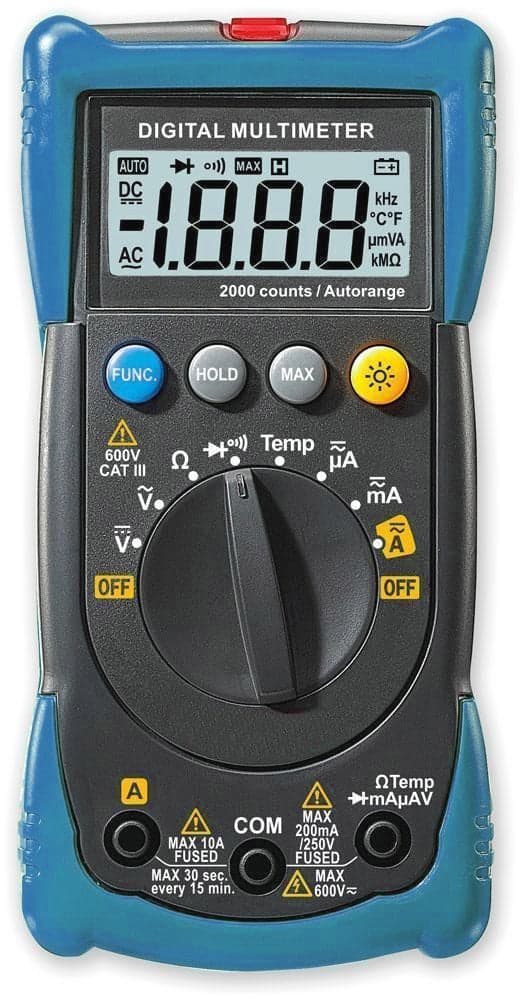 Multimetro Digitale Autorange 2000 Counts, C-LOGIC 560 in Multimetri Scontolo.net - Potenza, commercioVirtuoso.it