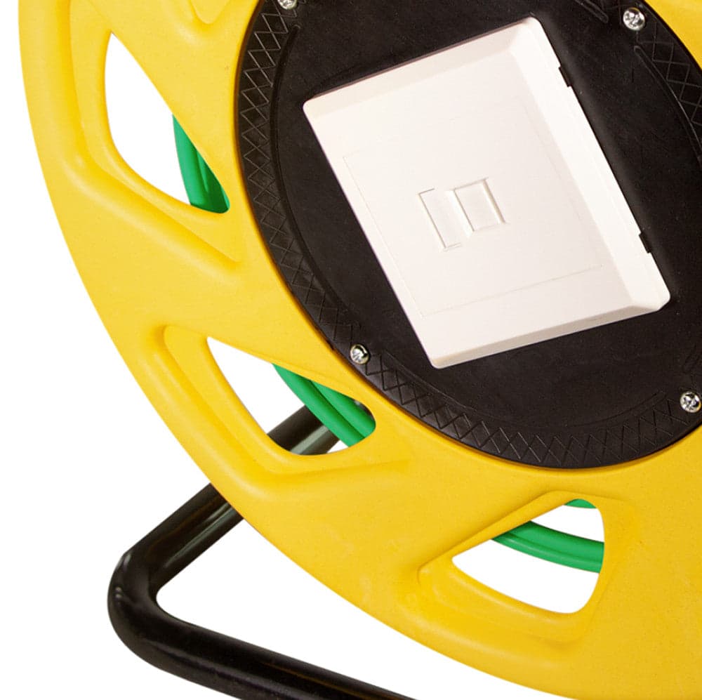 Cavo Patch Cat.7 Plug RJ45 S/FTP PUR con Avvolgicavo 60m Verde in Cavi Ethernet Scontolo.net - Potenza, commercioVirtuoso.it