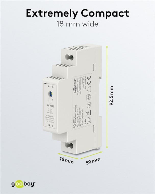 Alimentatore su Guida DIN 5V 2,4A 12W in Trasformatori Scontolo.net - Potenza, commercioVirtuoso.it