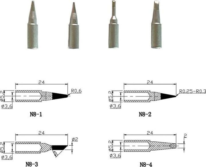 Set Punte di Saldatura per Stazione di Saldatura I-TOOL-SD-8961A in Punte Scontolo.net - Potenza, commercioVirtuoso.it