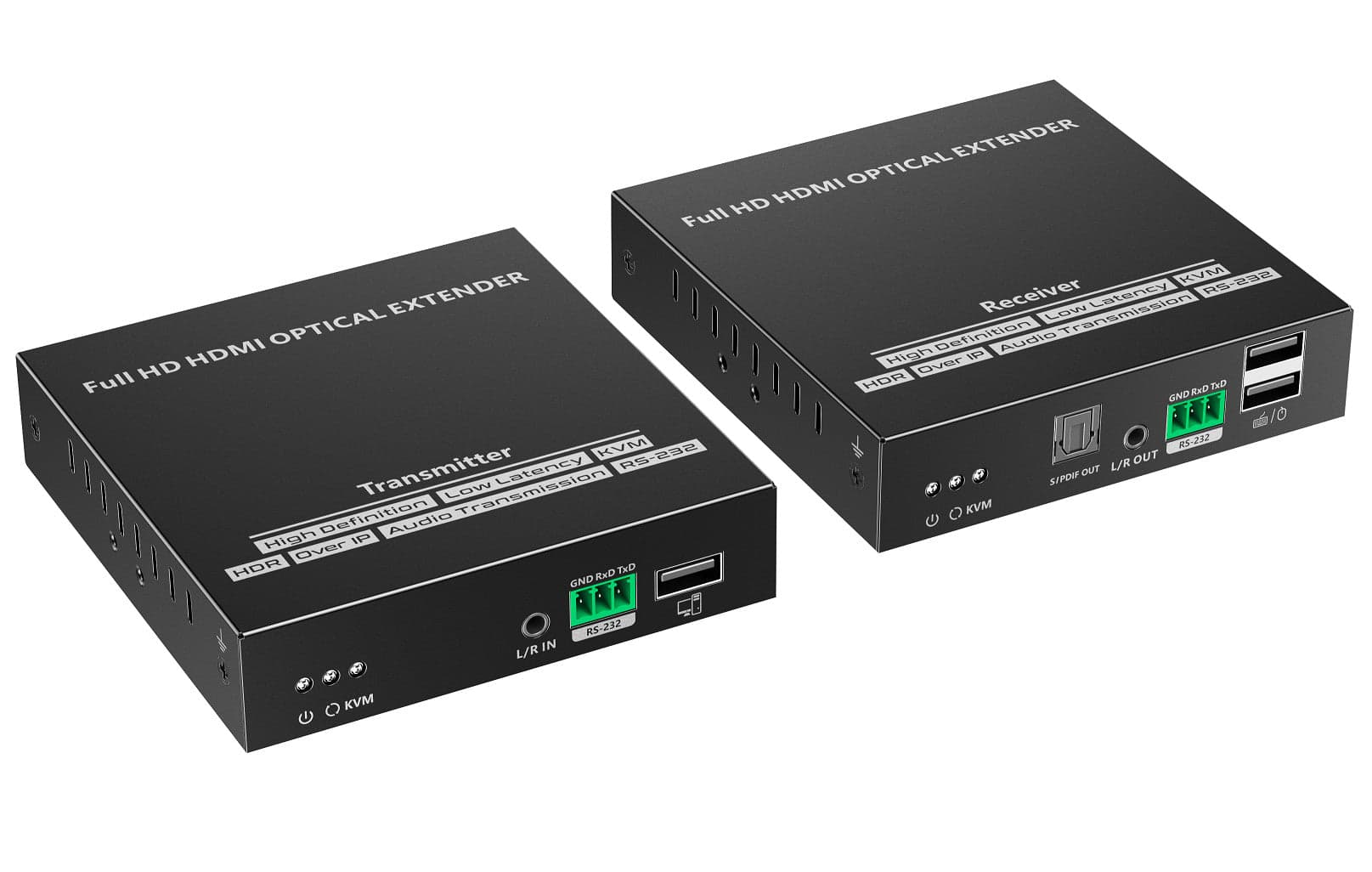Extender Ottico KVM HDMI Over IP Full HD Non Compresso fino a 40Km in Cavi HDMI Scontolo.net - Potenza, commercioVirtuoso.it