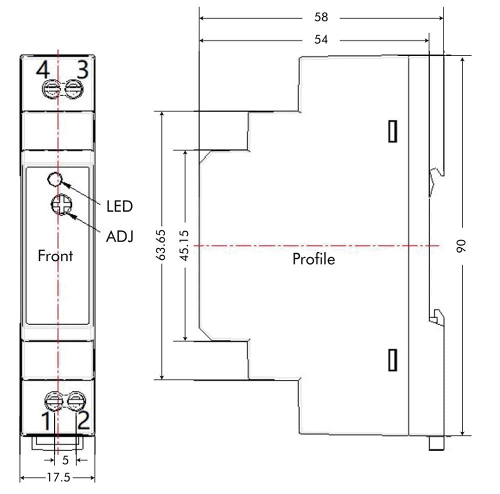 Alimentatore su Guida DIN 12V 1,25A 15W in Trasformatori Scontolo.net - Potenza, commercioVirtuoso.it