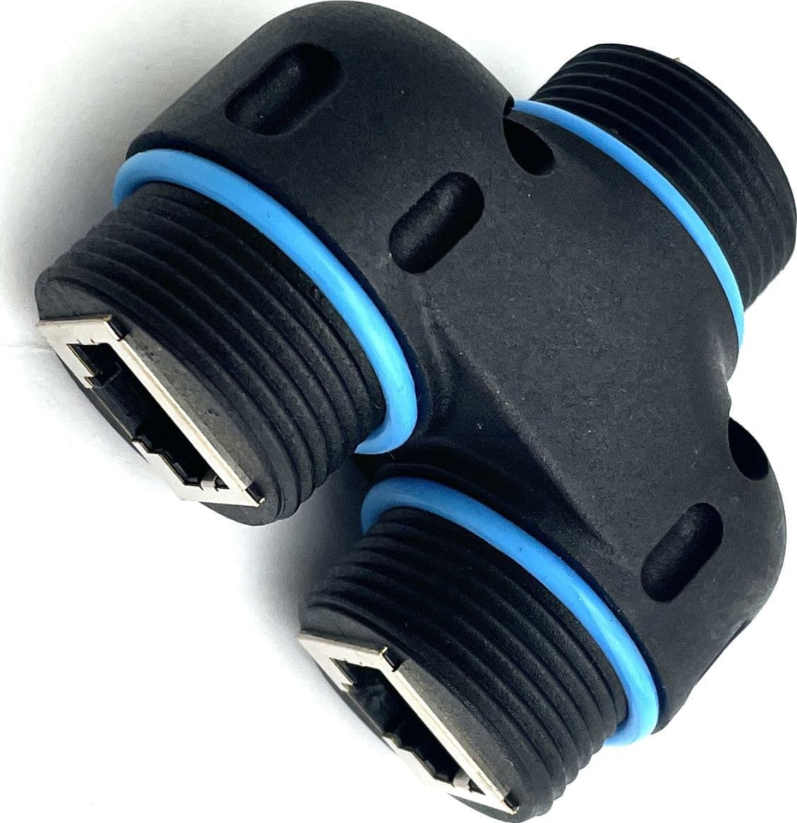 Connettore Adattatore Cat.6 RJ45 1F/2F Configurazione 1:1 Impermeabile IP68 in Cavi coassiali Scontolo.net - Potenza, commercioVirtuoso.it