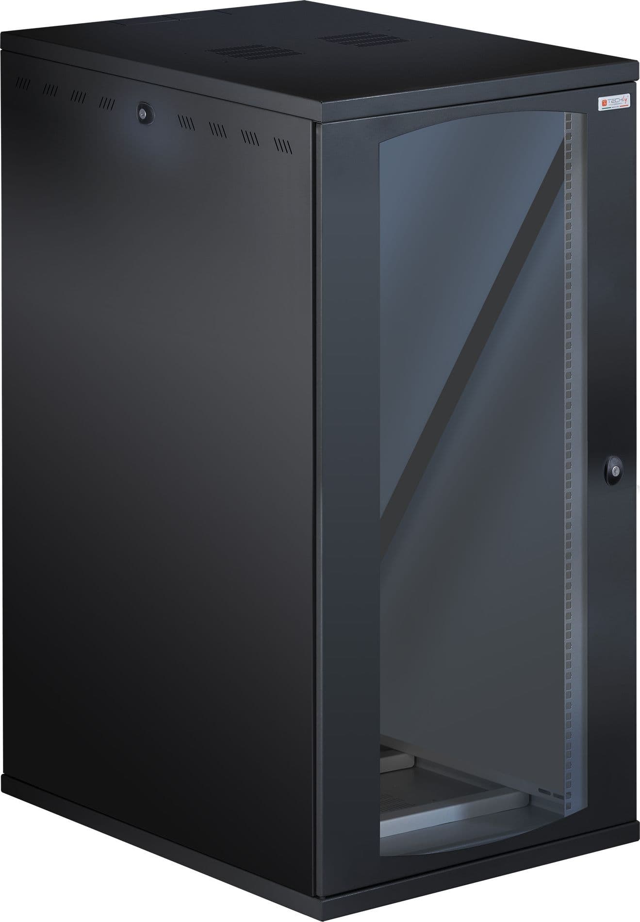 Armadio Rack 19'' a Muro 22U P 800mm L 600mm Porta Vetro Nero in  Scontolo.net - Potenza, commercioVirtuoso.it