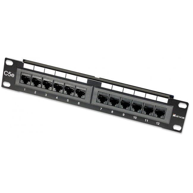 Pannello Patch 12 Porte, 10'', 1U, CAT5E UTP in Pannelli patch Ethernet Scontolo.net - Potenza, commercioVirtuoso.it
