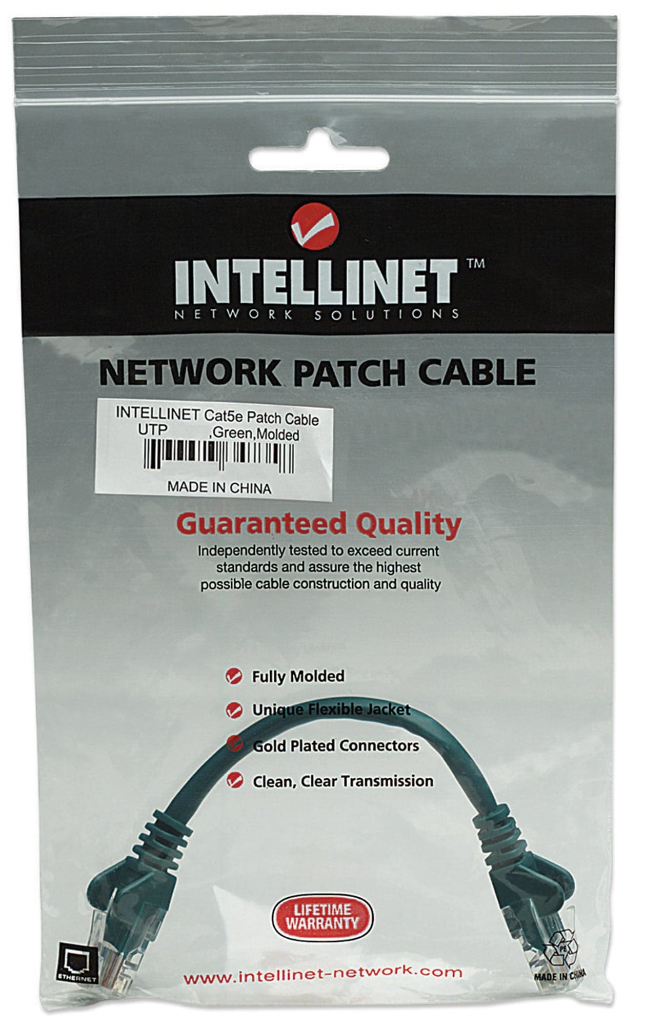 Cavo di rete Patch CCA Cat. 5e Verde UTP 0,5 mt in Cavi Ethernet Scontolo.net - Potenza, commercioVirtuoso.it