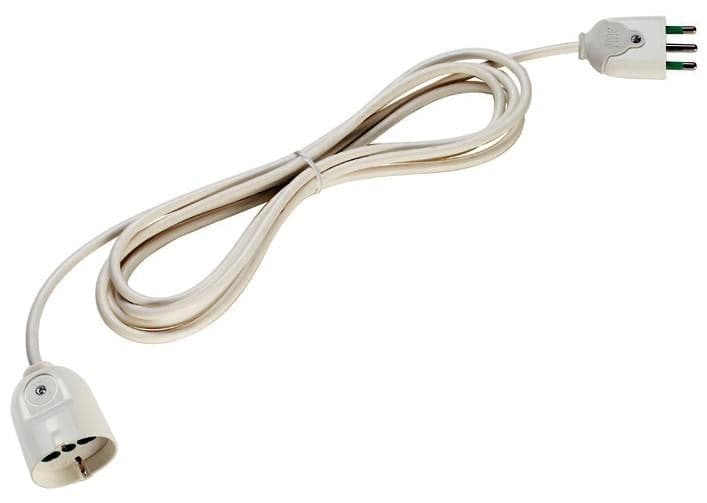 Cavo Prolunga di Alimentazione con Presa Bipasso Italo/Tedesca 5m Bianco in Prolunghe Scontolo.net - Potenza, commercioVirtuoso.it