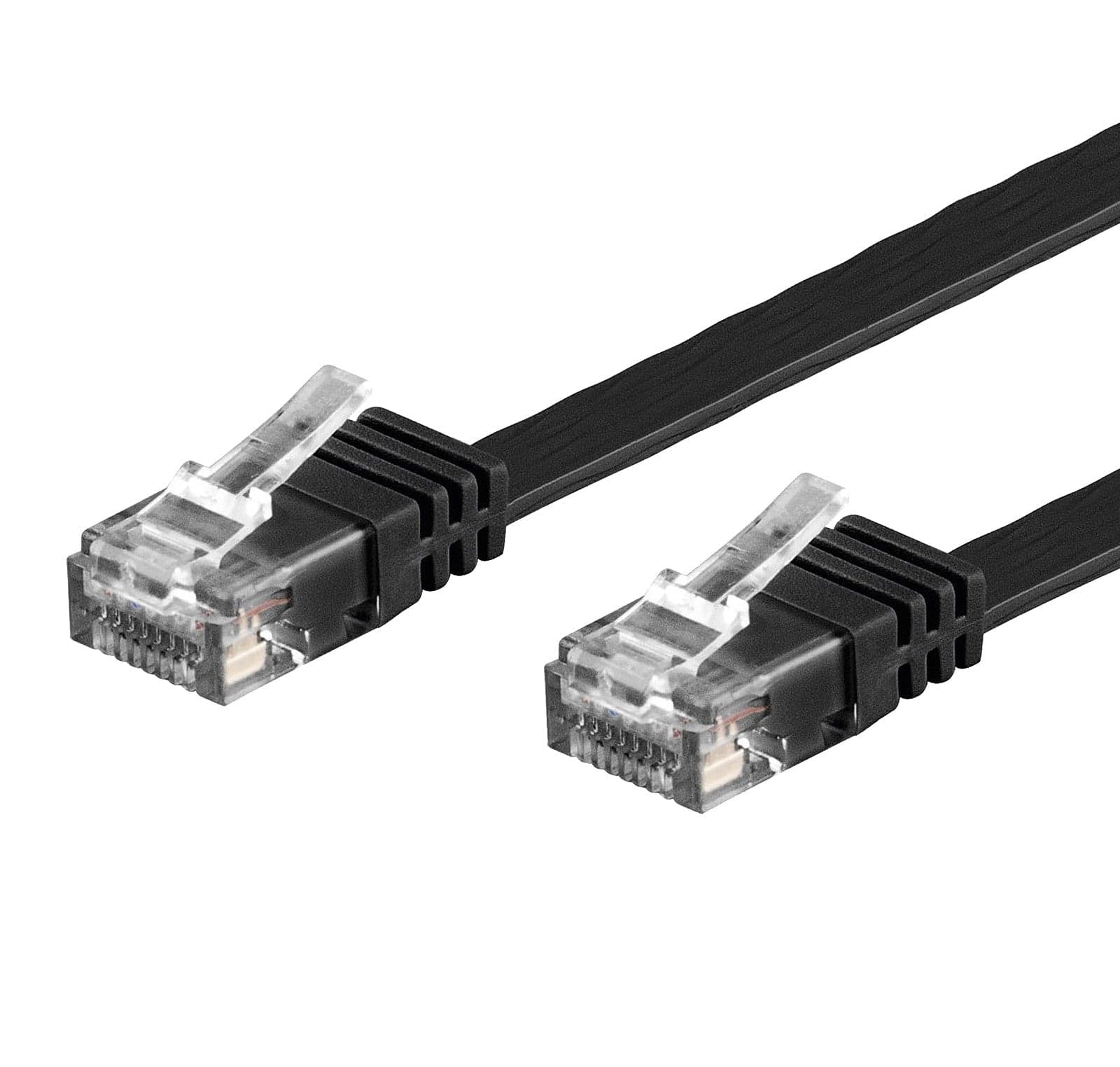 Cavo di Rete Patch Piatto in Rame Cat.6 Nero UTP 10m in Cavi Ethernet Scontolo.net - Potenza, commercioVirtuoso.it