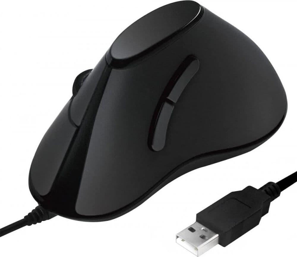 Mouse Verticale Ottico Ergonomico USB 1000dpi Nero in  Scontolo.net - Potenza, commercioVirtuoso.it
