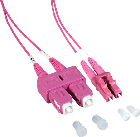 Cavo Fibra Ottica Multimodale OM4 SC/LC 50/125 1 m in  Scontolo.net - Potenza, commercioVirtuoso.it