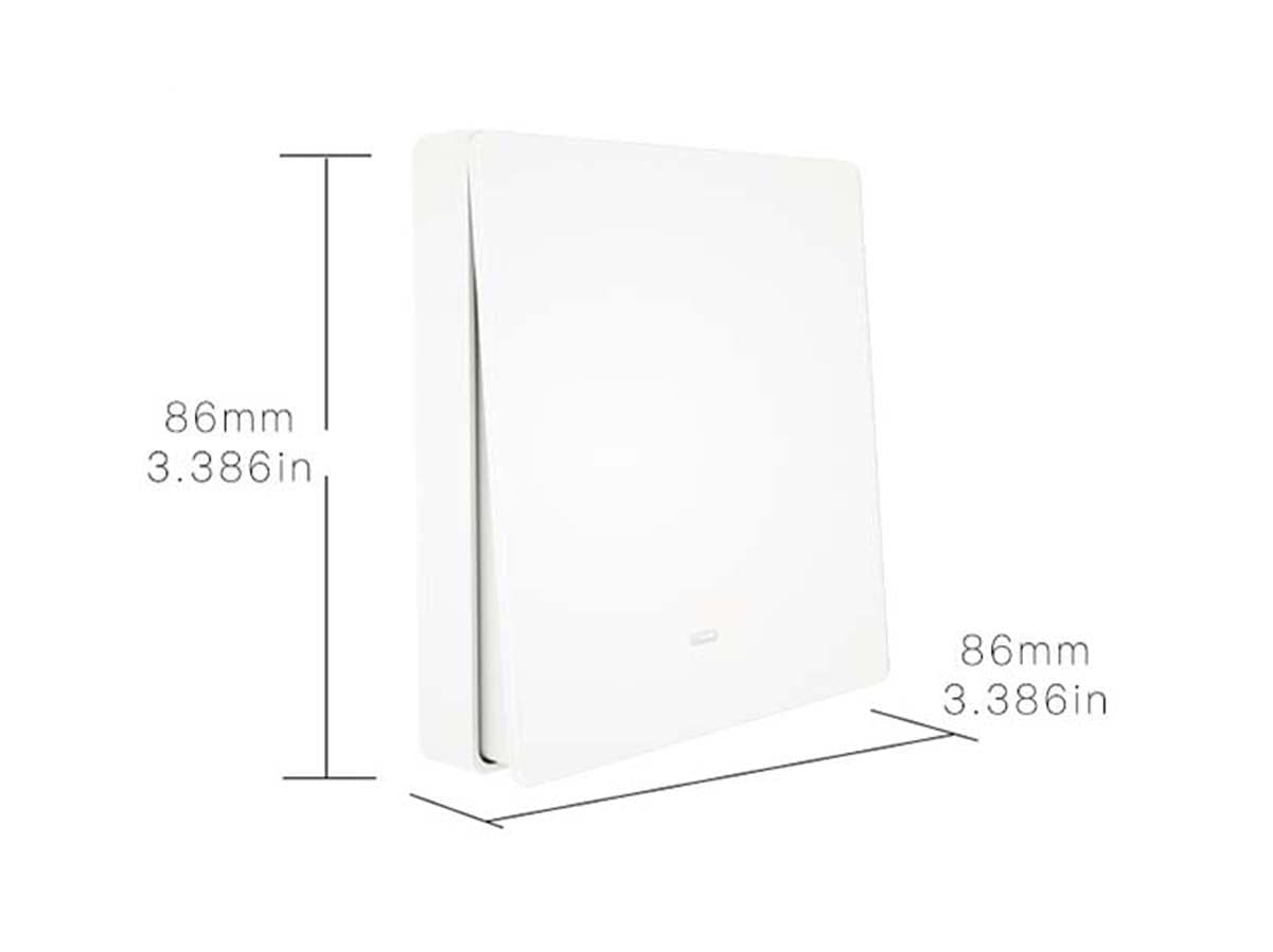 Interruttore Da Parete Wireless WiFi + RF 433 Con 1 Tasto Attacco Semplice Dove Si Vuole Senza Filo in Spine intelligenti e telecomandate Scontolo.net - Potenza, commercioVirtuoso.it