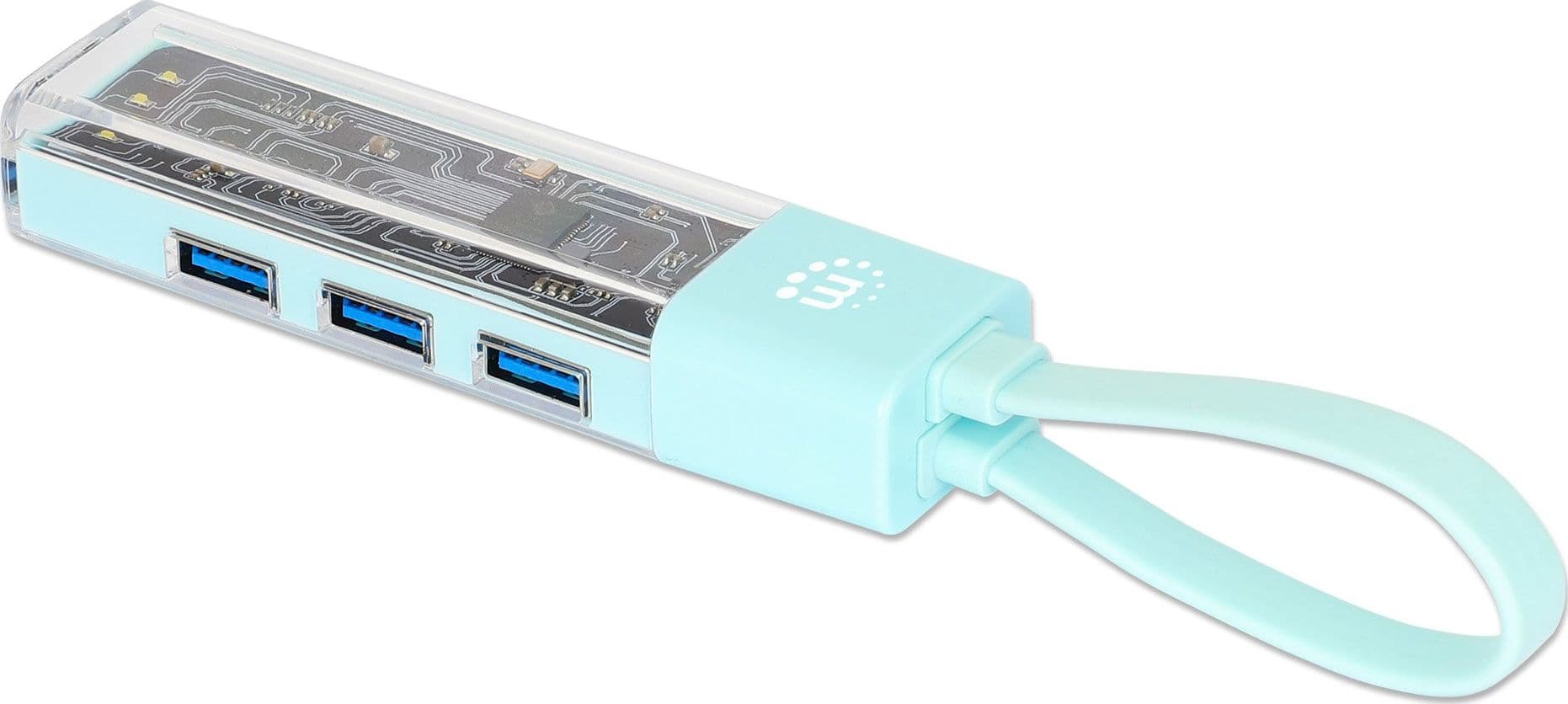 Hub Combo USB 3.0 USB-C&trade e USB-A 4 Porte Verde Trasparente in  Scontolo.net - Potenza, commercioVirtuoso.it