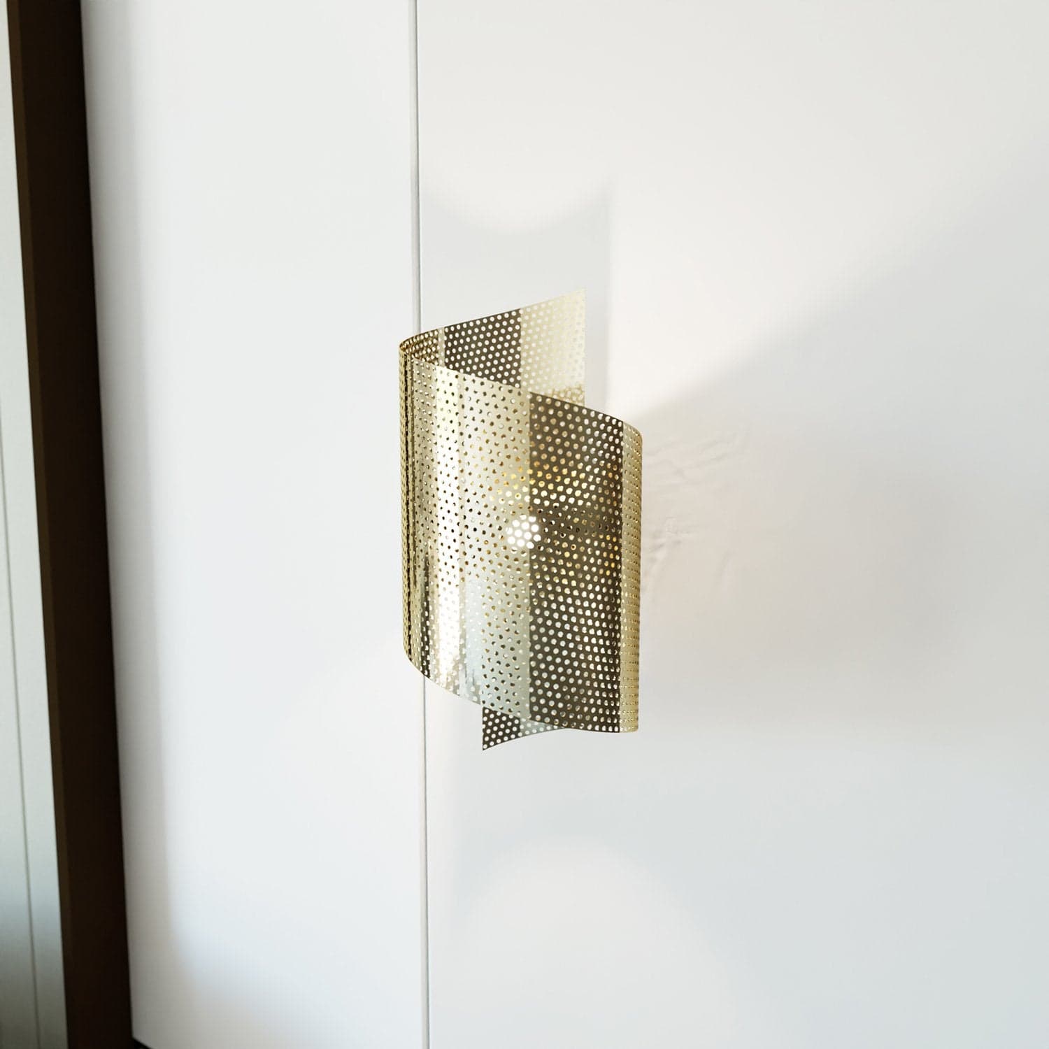 Applique Moderna Spiral 1 Luce Oro in Applique LuceArt - Montecorvino Pugliano, commercioVirtuoso.it