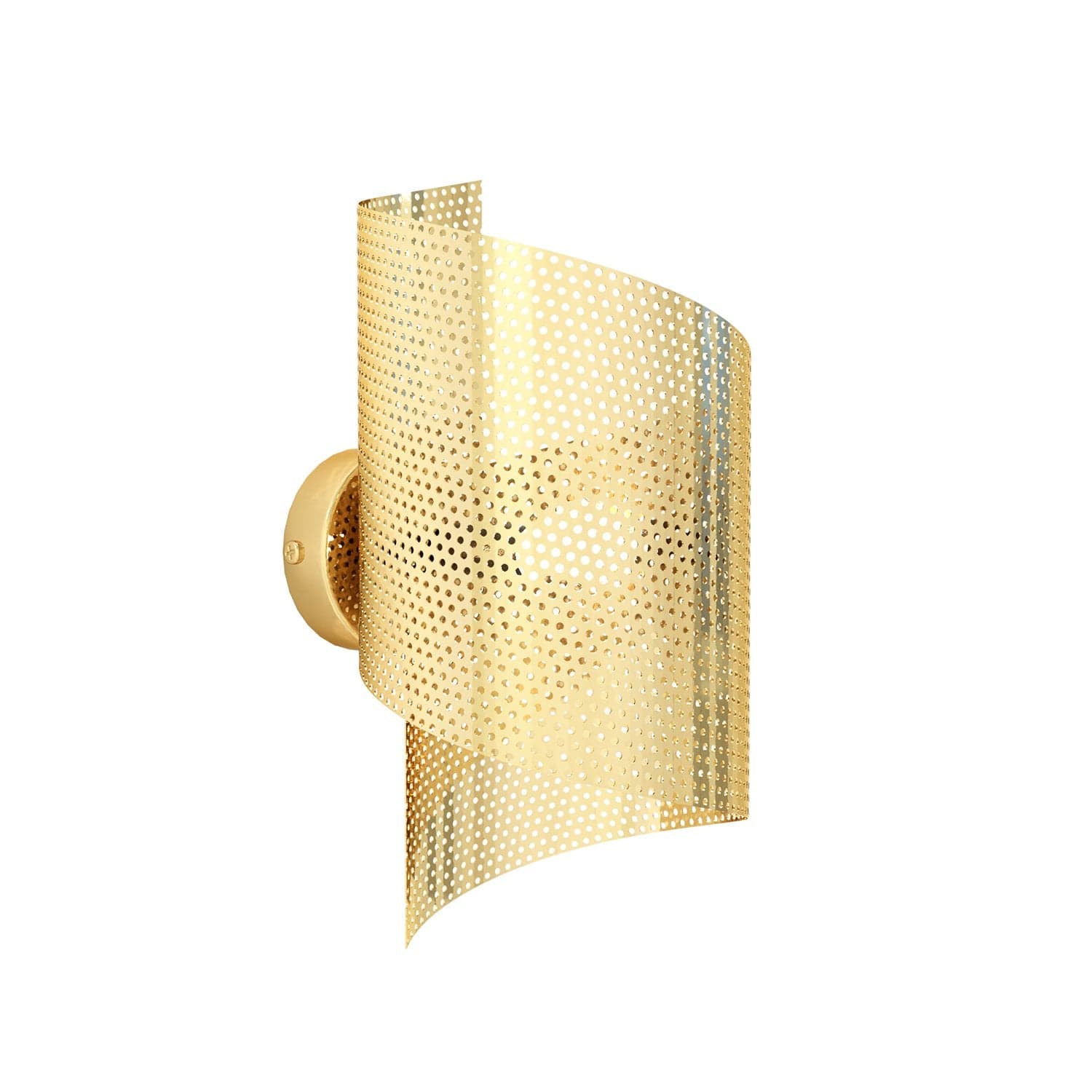 Applique Moderna Spiral 1 Luce Oro in Applique LuceArt - Montecorvino Pugliano, commercioVirtuoso.it
