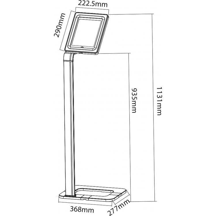Supporto da Pavimento con Chiave di Sicurezza iPad/Tablet 9.7''-10.1'' in  Scontolo.net - Potenza, commercioVirtuoso.it