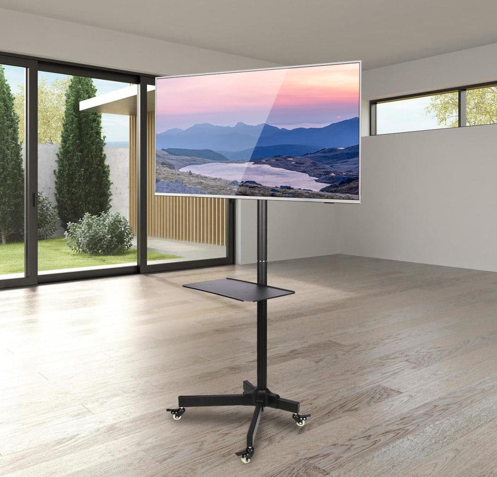 Supporto a Pavimento con Mensola Trolley TV LCD/LED/Plasma 19''-37'' in Supporti da parete e da soffitto Scontolo.net - Potenza, commercioVirtuoso.it