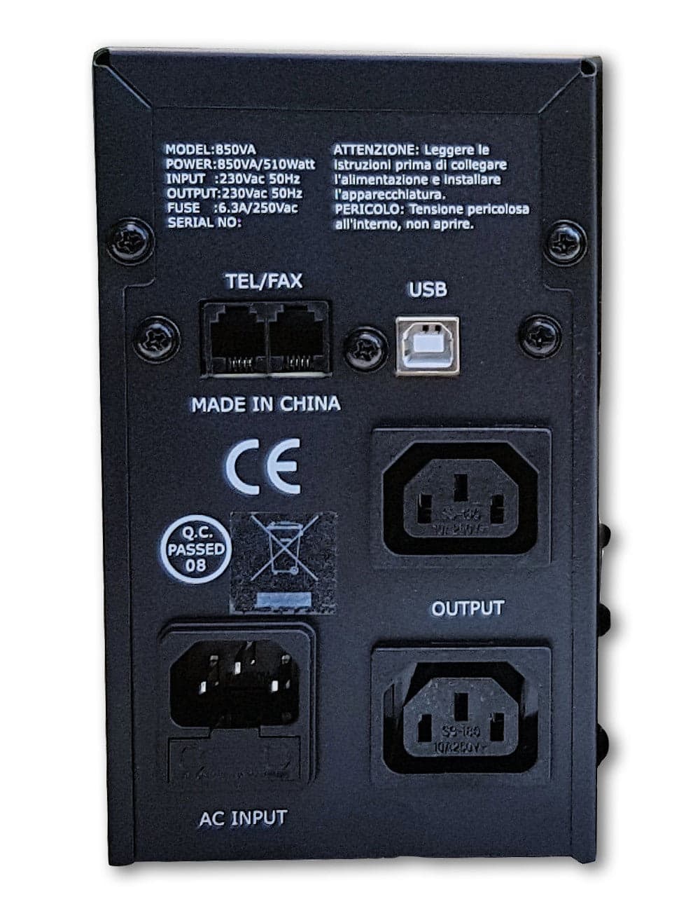 Gruppo di continuit&agrave 850VA 510W Line Interactive in  Scontolo.net - Potenza, commercioVirtuoso.it
