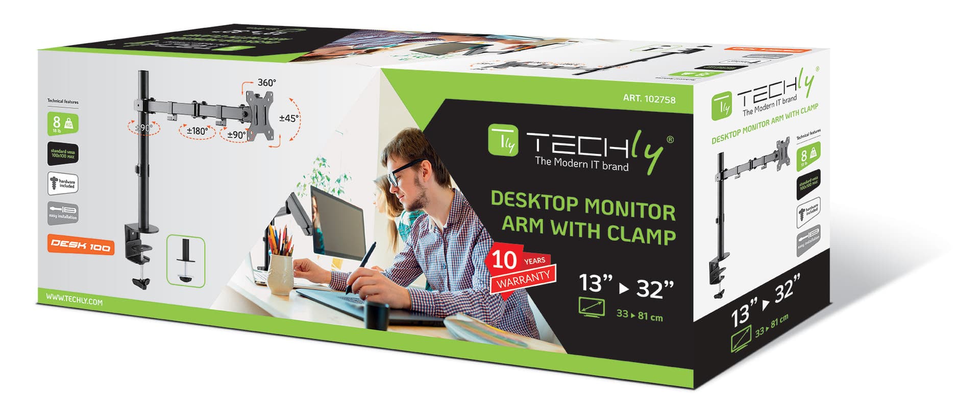 Supporto da scrivania per Monitor 13-32'' in Supporti Scontolo.net - Potenza, commercioVirtuoso.it