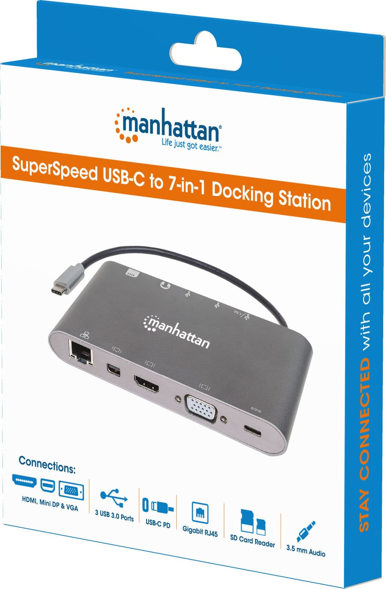 Docking Station USB-C&trade SuperSpeed 7 in 1 in  Scontolo.net - Potenza, commercioVirtuoso.it