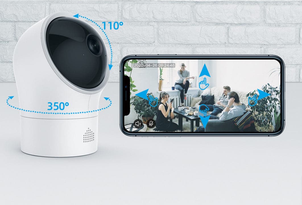 Telecamera WiFi Pan/Tilt da Interno 1080p in Dom camera Scontolo.net - Potenza, commercioVirtuoso.it