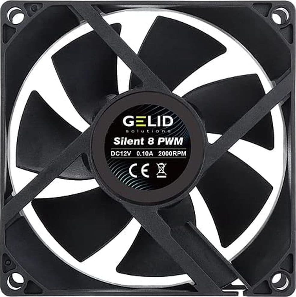 Dissipatore Ventola Silent PWM 80x80x25 12V in  Scontolo.net - Potenza, commercioVirtuoso.it