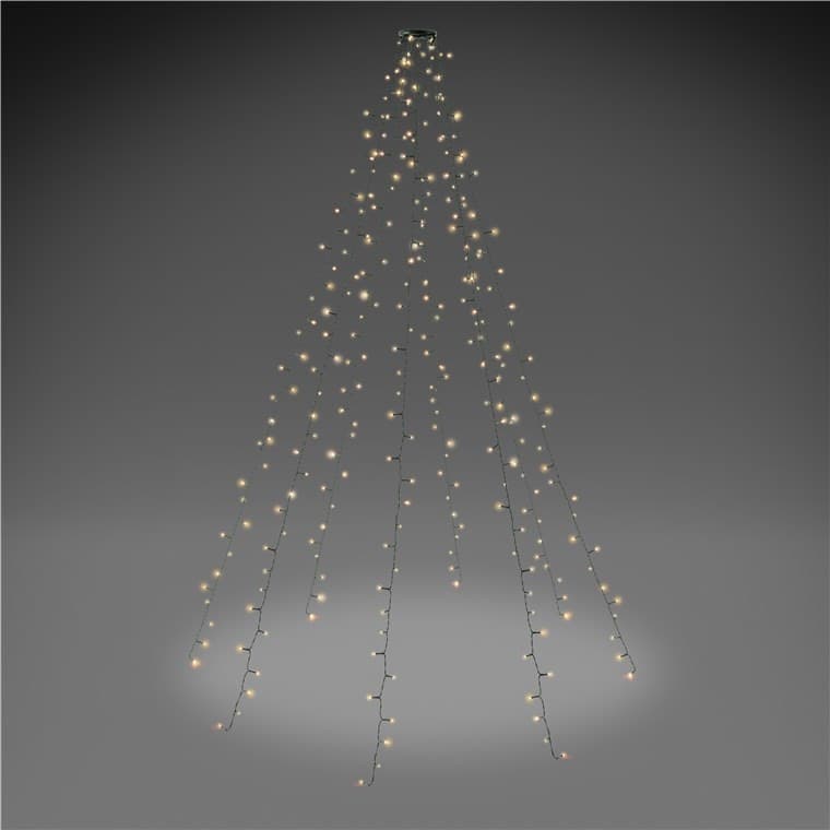 Catena Luminosa 280 Luci LED IP44 Bianco Caldo per Albero con Anello in Catene luminose Scontolo.net - Potenza, commercioVirtuoso.it