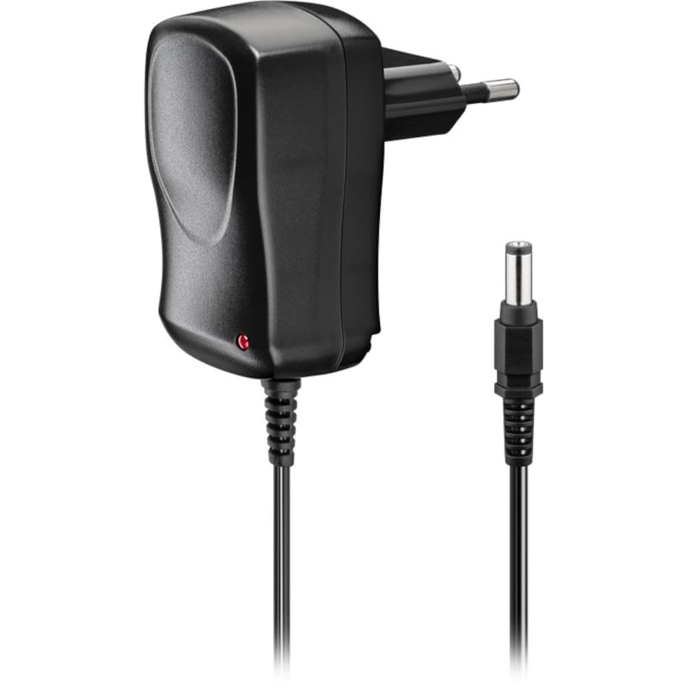 Alimentatore AC/DC 12V 600mA Plug 5.5 x 2.1mm Nero in Adattatori da viaggio Scontolo.net - Potenza, commercioVirtuoso.it