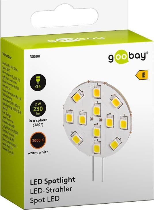 Lampada 12LED SMD G4 5050 2W 230lm Bianco Caldo, Classe E in Lampadine a LED Scontolo.net - Potenza, commercioVirtuoso.it
