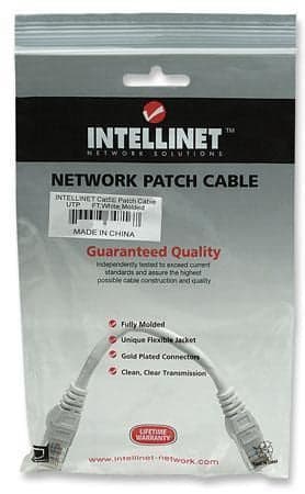 Cavo di rete Patch CCA Cat. 5e Bianco UTP 0,5 mt in Cavi Ethernet Scontolo.net - Potenza, commercioVirtuoso.it