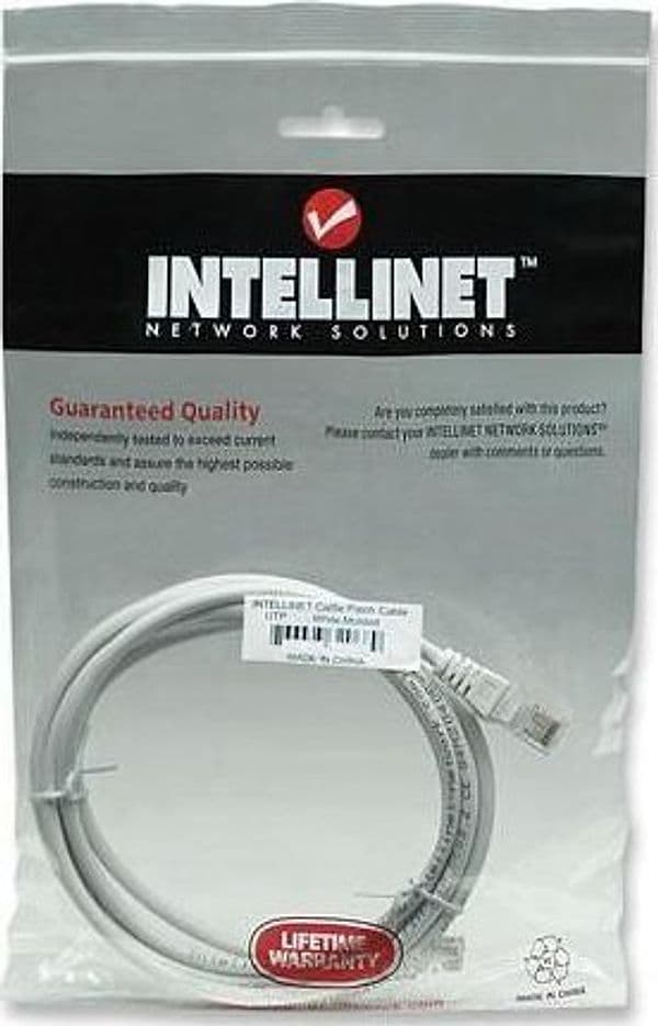 Cavo di rete Patch CCA Cat. 5e Bianco UTP 3 mt in Cavi Ethernet Scontolo.net - Potenza, commercioVirtuoso.it
