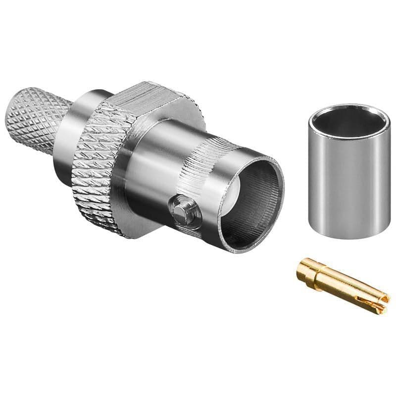 Connettore BNC Femmina a Crimpare per Cavo RG59/62 in Cavi coassiali Scontolo.net - Potenza, commercioVirtuoso.it