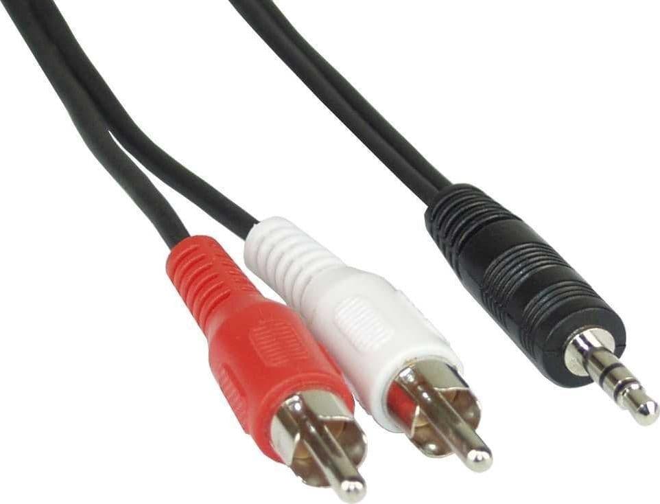 Cavo Stereo Jack 3, 5 mm a 2 x RCA maschio 0,5 mt in Connettori RCA Scontolo.net - Potenza, commercioVirtuoso.it