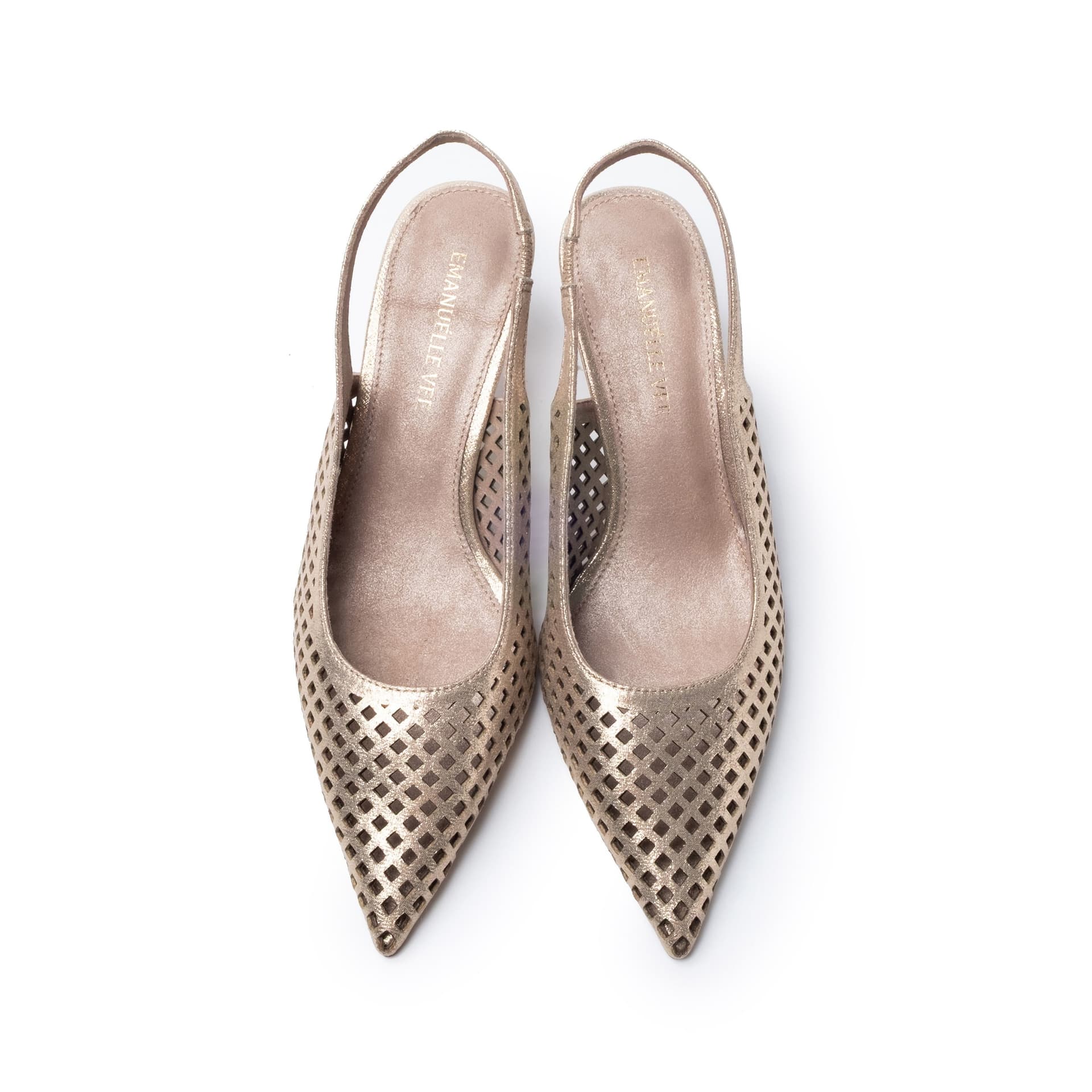 Emanuelle Vee slingback Divina laserato laminato gold 218 12 in Sneaker casual Teresi Calzature - Marsala, commercioVirtuoso.it