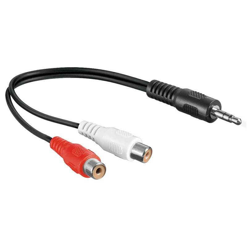 Cavo Audio Stereo 2 RCA femmina a Jack 3.5 mm maschio 1,5m in Connettori RCA Scontolo.net - Potenza, commercioVirtuoso.it
