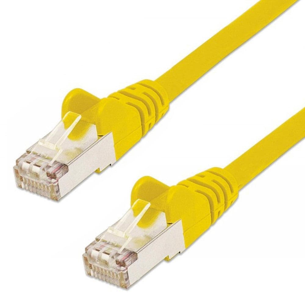 Cavo di rete Patch in Rame Schermato Cat. 5e Giallo F/UTP 5 m in Cavi Ethernet Scontolo.net - Potenza, commercioVirtuoso.it