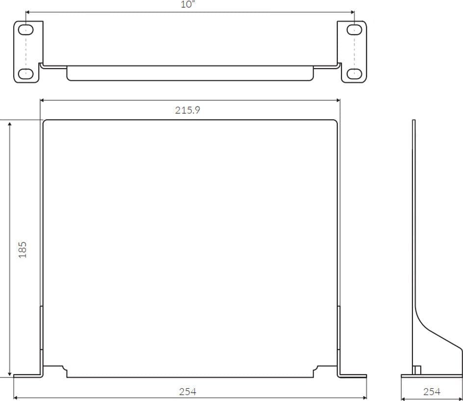 Mensola per Armadio Rack 10'' Grigio in Multiprese Scontolo.net - Potenza, commercioVirtuoso.it