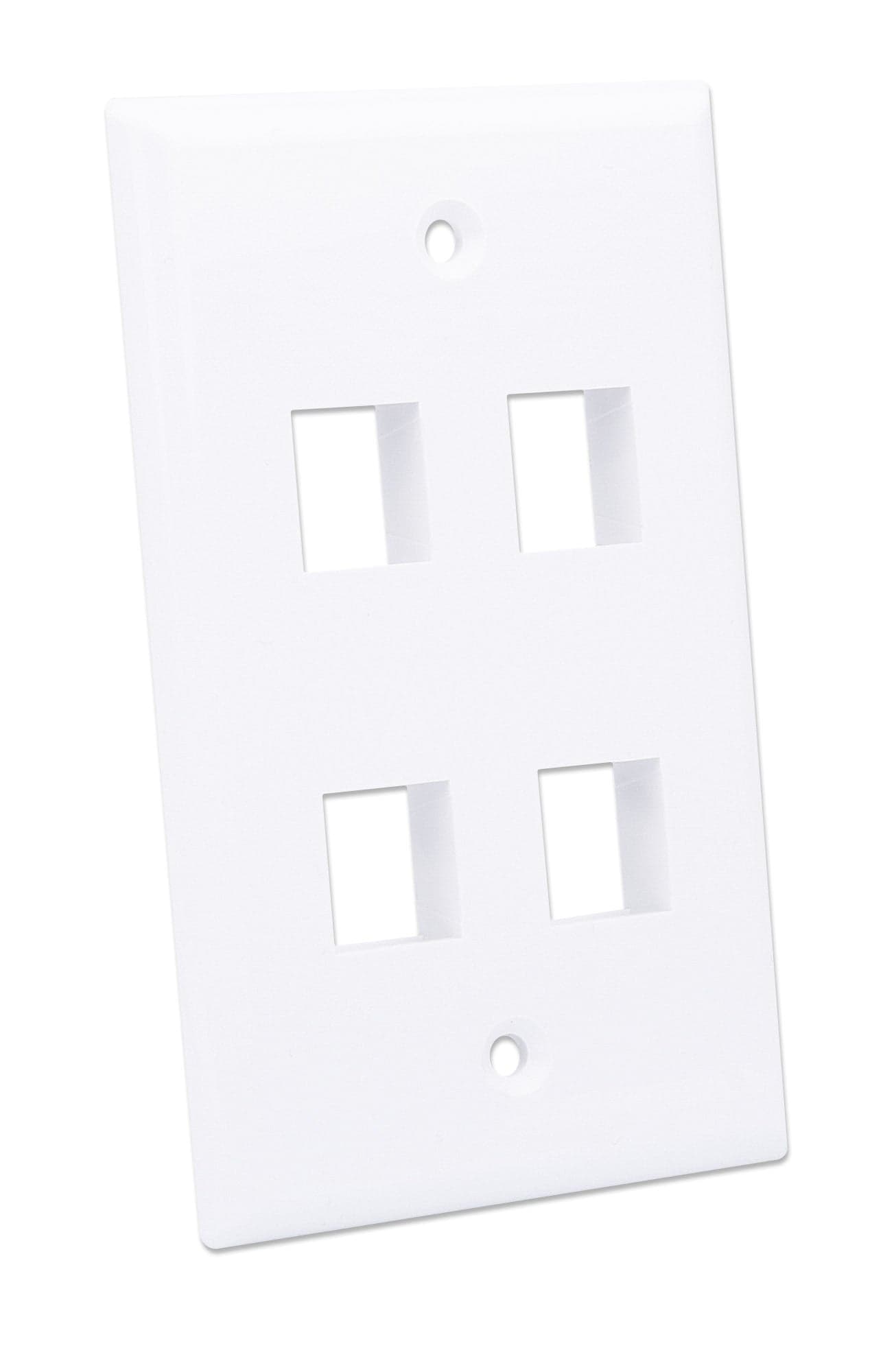 Placca Porta Frutti 4 Posti Mod.503 Bianco in Placche combinate interruttori e prese Scontolo.net - Potenza, commercioVirtuoso.it