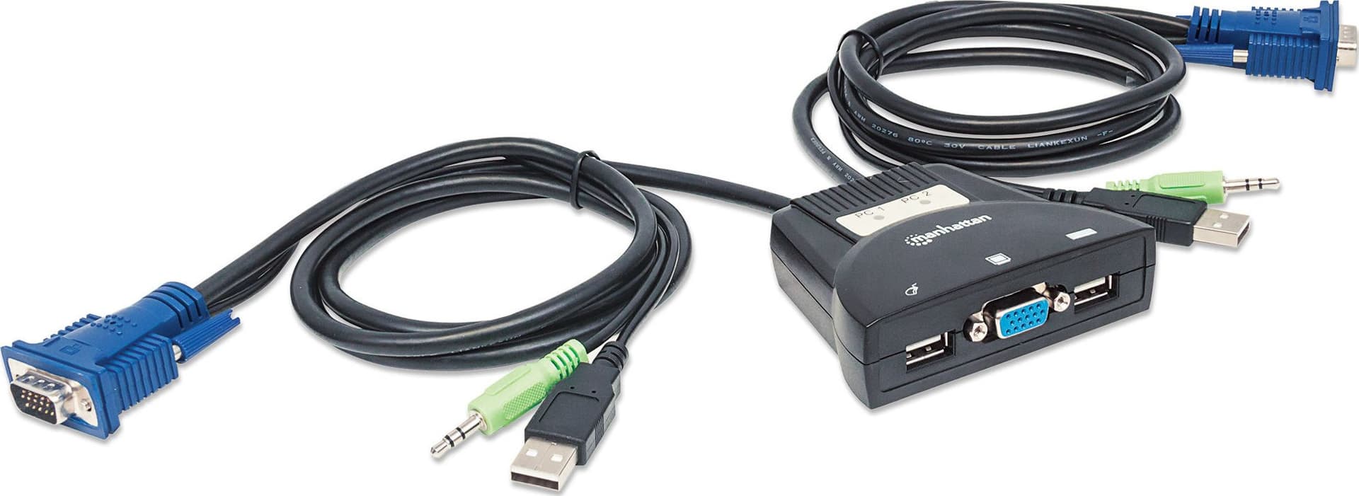 Mini KVM Switch 2 Porte USB con Audio in  Scontolo.net - Potenza, commercioVirtuoso.it