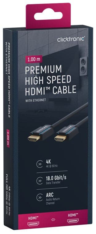 Cavo HDMI High Speed Ethernet A/A M/M 1 m Alta Qualit&agrave in Cavi HDMI Scontolo.net - Potenza, commercioVirtuoso.it