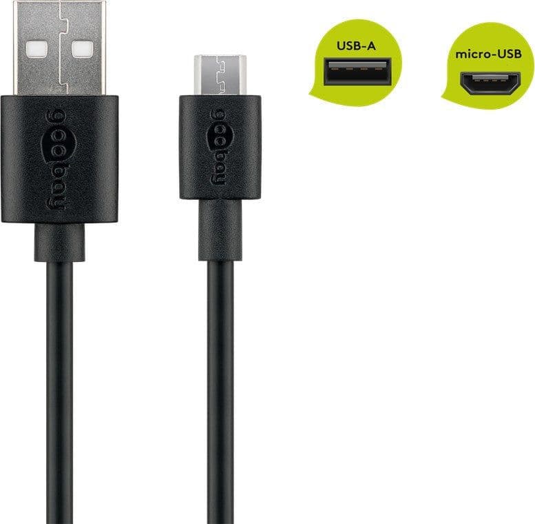 Cavo USB 2.0 Spiralato A maschio/microB 5 pin maschio 1m Nero in  Scontolo.net - Potenza, commercioVirtuoso.it
