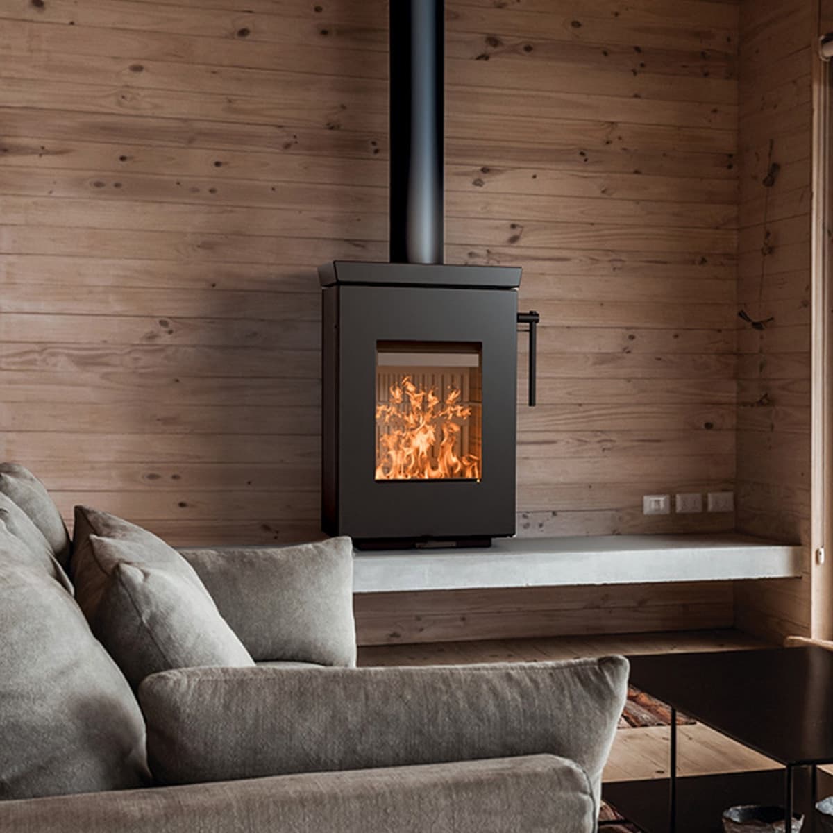 Thermorossi Termostufa a Legna Zen 7,7 kW in Forni caminetto Masterbrico - Longobardi, commercioVirtuoso.it