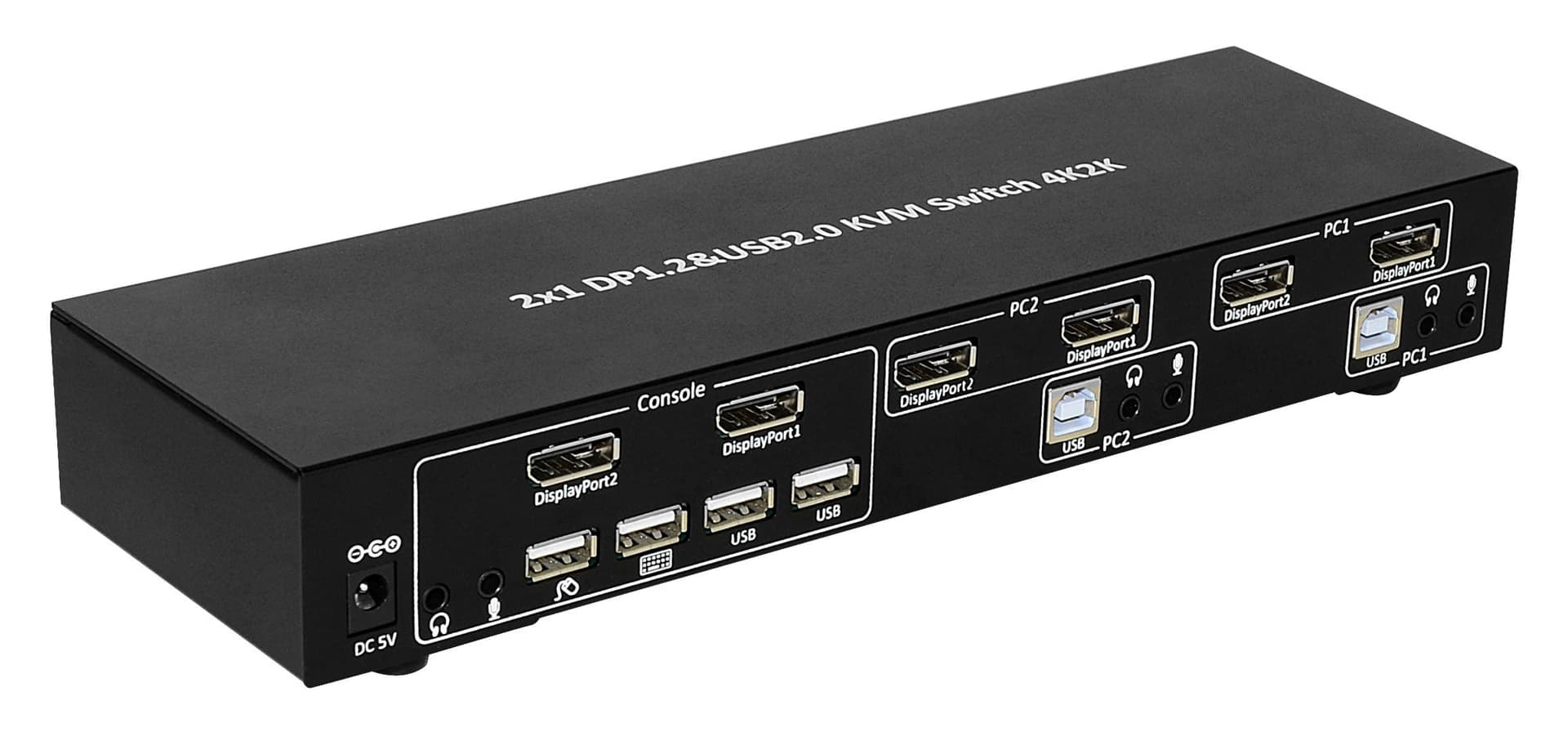 Switch KVM 2 porte DisplayPort1.2 per doppio Monitor in  Scontolo.net - Potenza, commercioVirtuoso.it