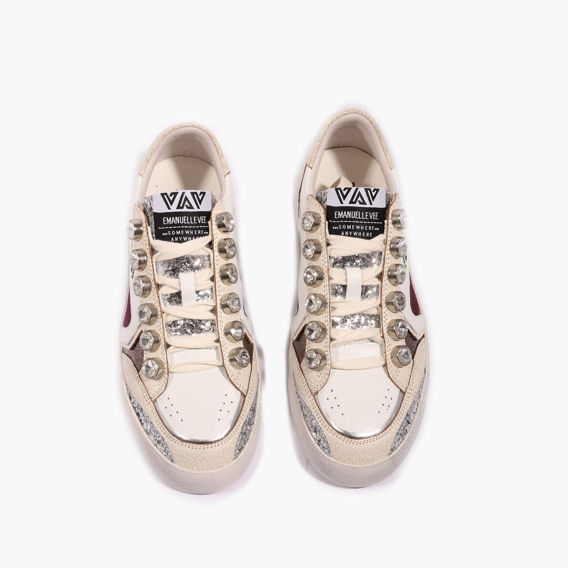 Emanuelle Vee sneakers donna Soledad ivory pweter 900 20 in Sneaker casual Teresi Calzature - Marsala, commercioVirtuoso.it