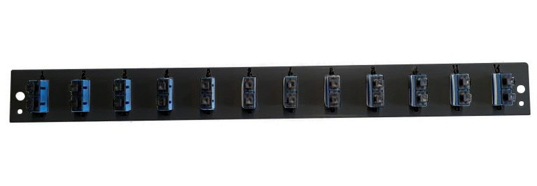 Pannello Frontale per Cassetto Ottico 1U 12 SC Duplex/LC OS2 Nero in  Scontolo.net - Potenza, commercioVirtuoso.it