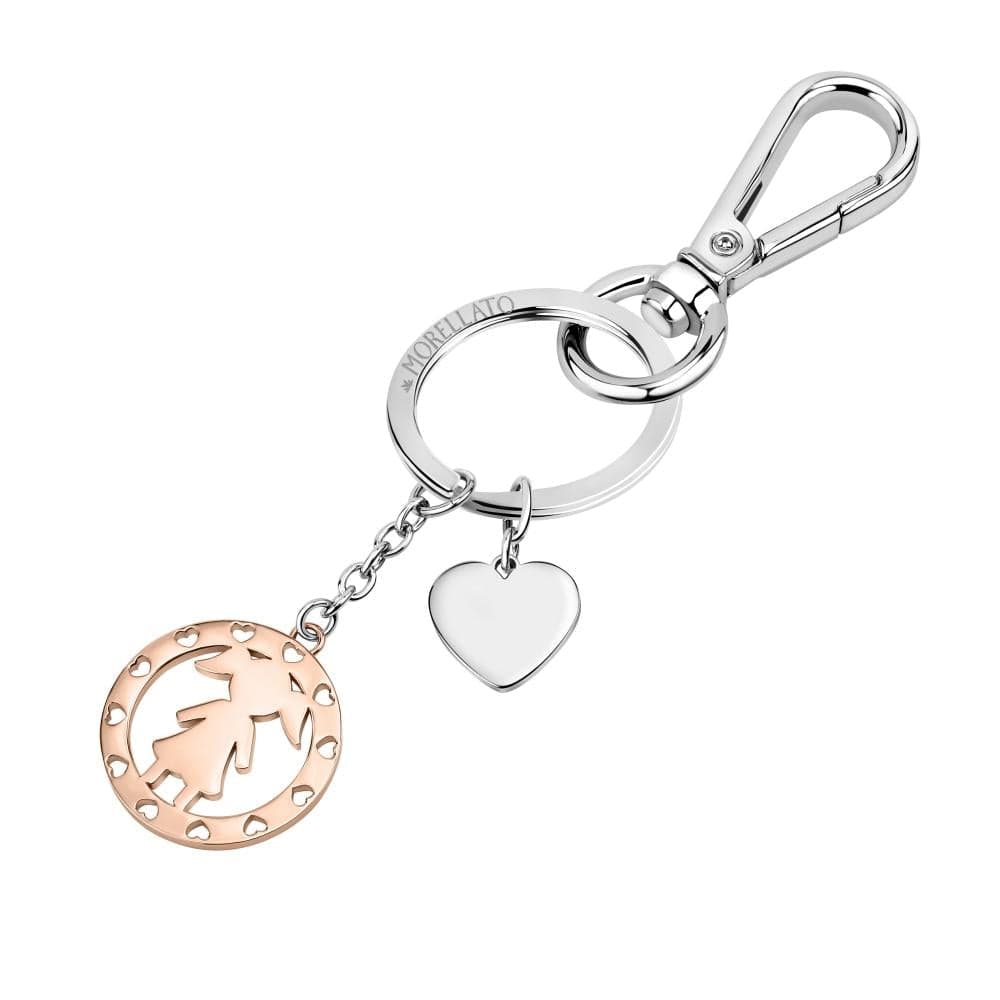 Portachiavi MORELLATO Love - cuore / bambina in Donna Web Time Orologi - Milano, commercioVirtuoso.it