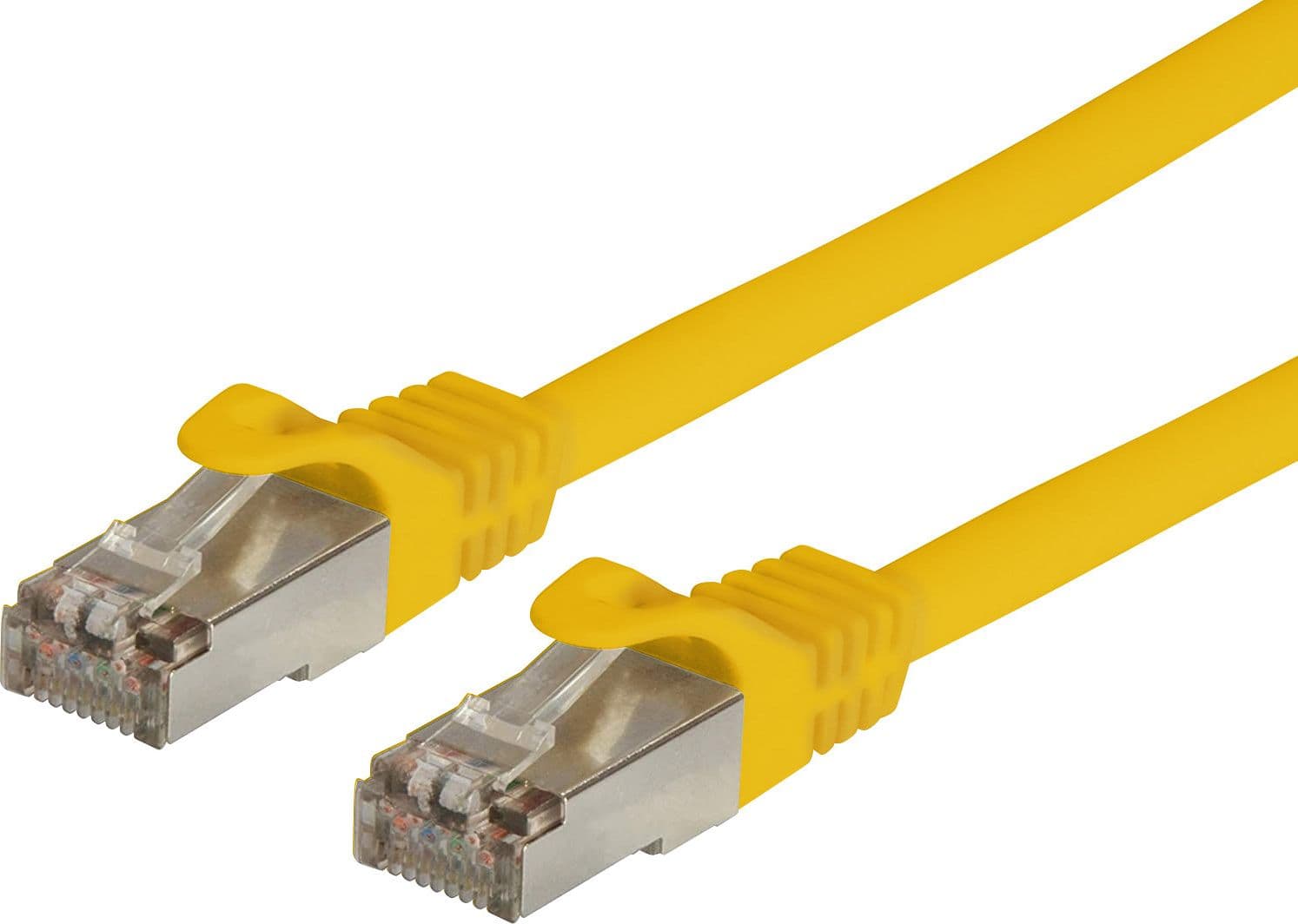 Cavo di rete Patch in CCA Schermato Cat. 6 Giallo F/UTP 3 m Bulk in Cavi Ethernet Scontolo.net - Potenza, commercioVirtuoso.it