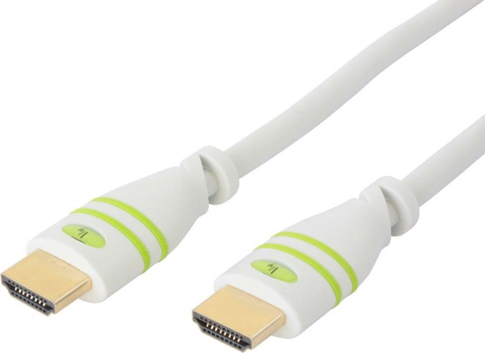 Cavo HDMI High Speed con Ethernet A/A M/M 5 m Bianco in Cavi HDMI Scontolo.net - Potenza, commercioVirtuoso.it