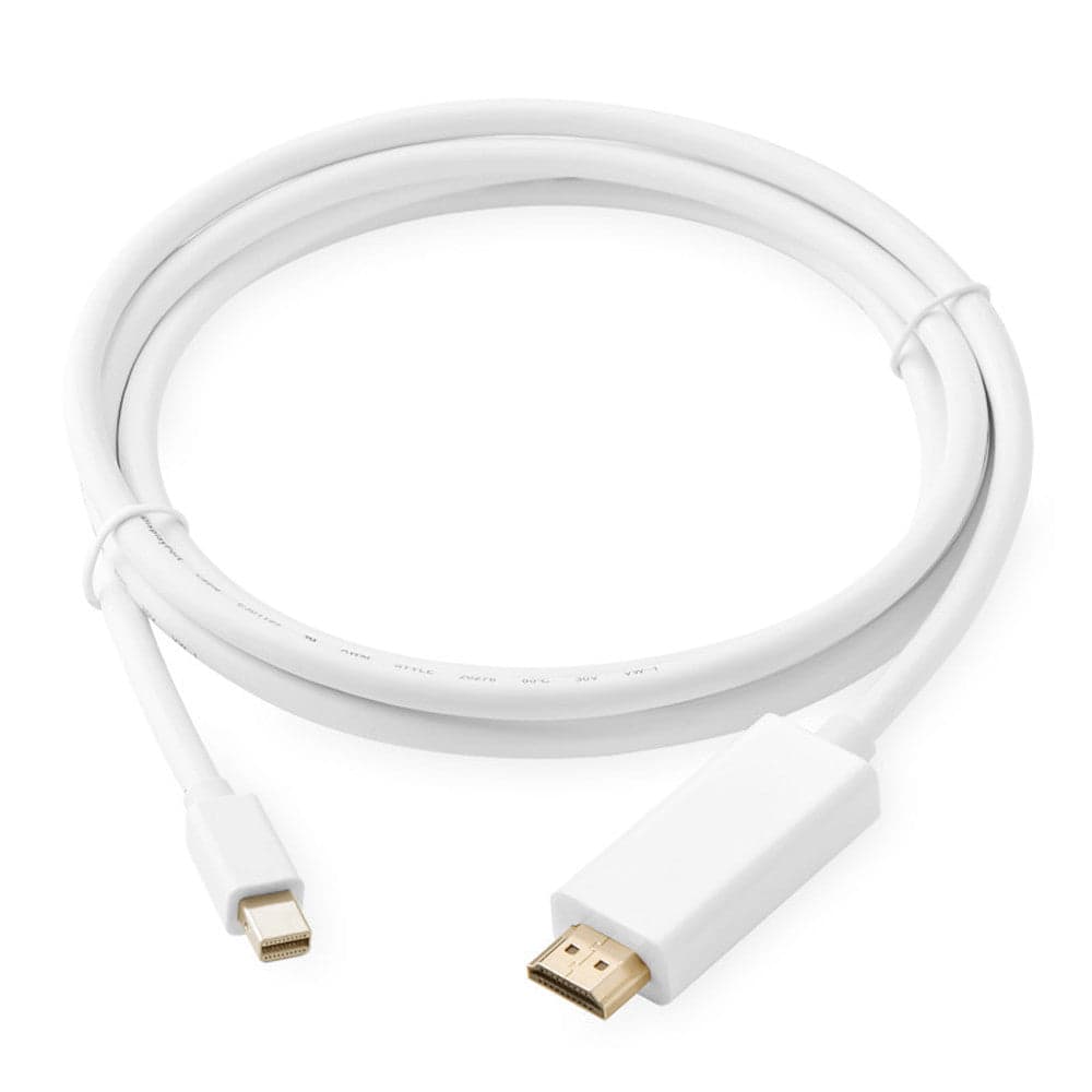 Cavo Monitor Mini DisplayPort (Thunderbolt) / HDMI 2m Bianco in Cavi HDMI Scontolo.net - Potenza, commercioVirtuoso.it