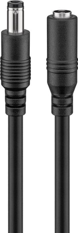 Cavo Prolunga di Alimentazione DC 2.5 mm 3 metri Nero in Prolunghe Scontolo.net - Potenza, commercioVirtuoso.it