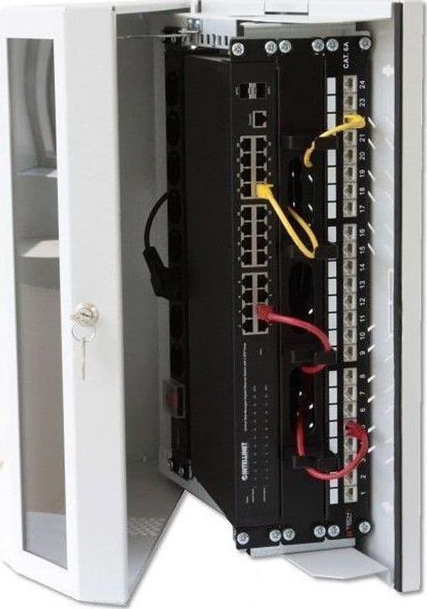 Armadio a muro 19'' 8 Unit&agrave Grigio in Armadi Scontolo.net - Potenza, commercioVirtuoso.it